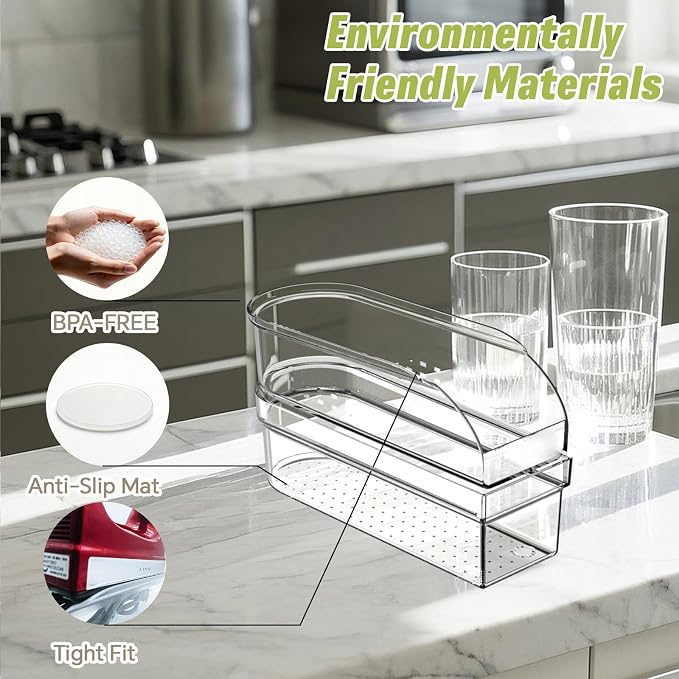 Hand Mixer Storage Case Compatible with KitchenAid KHM5/KHM6/KHM7/KHM9 Series Ultra Power Hand Mixers, Double-Layer Transparent PC Storage Box (Storage Case+Accessories)
