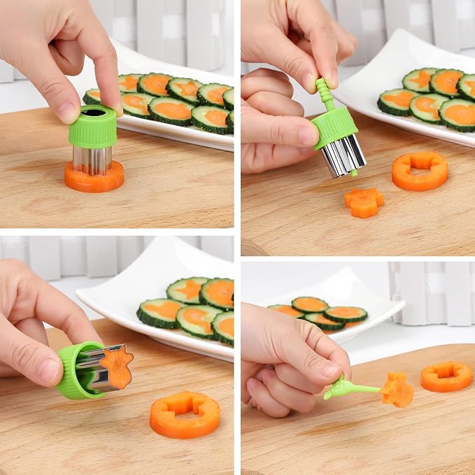 35 Pack Cookie Cutters Fruit Cutter Shapes Set Crinkle Cutter