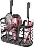 YIGII Hair Tool Organizer, Cabinet Door Storage Basket, Bathroom, Black | Storage for Hair Dryers, Flat Irons and Curling Tools, Space-Saving Cabinet Design for Bathroom Styling Tools