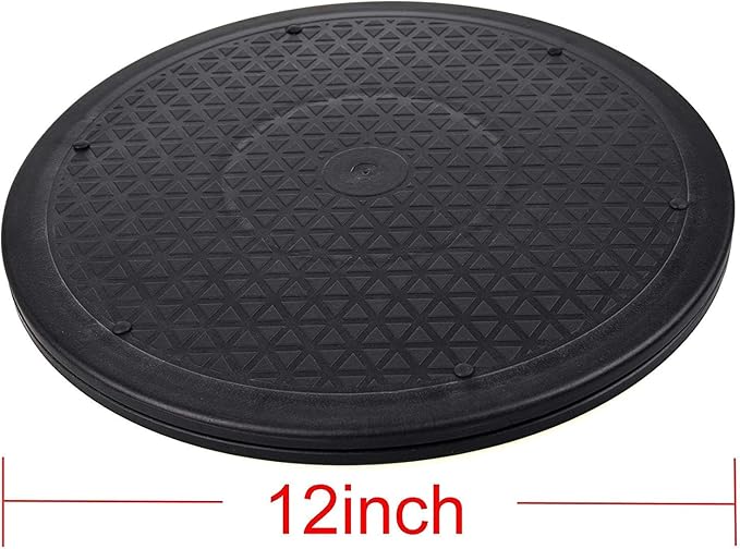 12 Inch Heavy Duty Rotating Swivel With Steel Ball Bearings Stand for Monitor/TV/Turntable/Lazy Susan