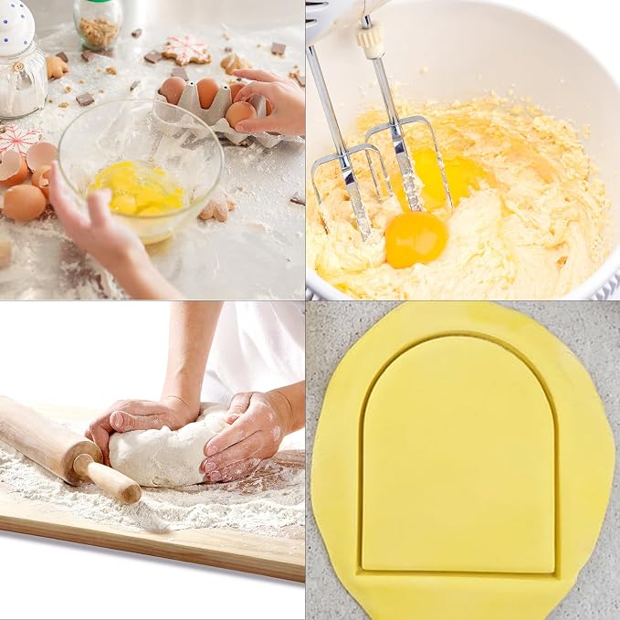 MrCookie Door Arch Cookie Cutters Set,5pcs Thickened Stainless Steel.