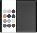 URMONA 22" x 22" Waterproof Silicone Mat in Multiple Sizes & Colors, Under Sink Mat for Kitchen & Bathroom, Pet Food Pad for Dogs & Cats, Kitchen Cabinet Liner, Multi-Purpose for Storage(Black)