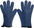 KITCHEN PERFECTION XL Silicone Smoker BBQ Gloves -Heat Resistant Oven Mitts | Waterproof, 5-Finger Design For A Better Grip, for Pitmasters, Meat Smoking, Grilling, Cooking, Frying Turkey | Grill Gift