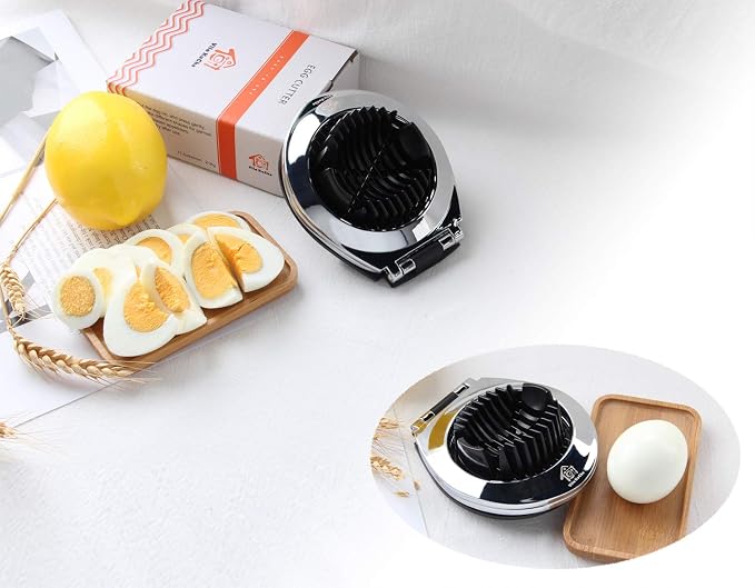 Multi Function Stainless Steel Egg Slicer for Hard Boiled Eggs