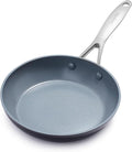 GreenPan Valencia Pro 8" Ceramic Nonstick Frying Pan Skillet, Hard Anodized | PFAS-Free Nonstick, Induction Ready, Compatible with all Stovetops, Eggs & Omelets, Dishwasher Safe, Oven Safe up to 600F