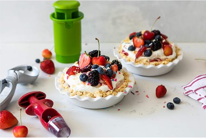 GoodCook Everyday Fruit & Veggie Divider - Quarters Smaller Fruits and Vegetables, Ideal for Meal-Prep and Sheet Pan Meals, Safe and Mess-Free Slicing