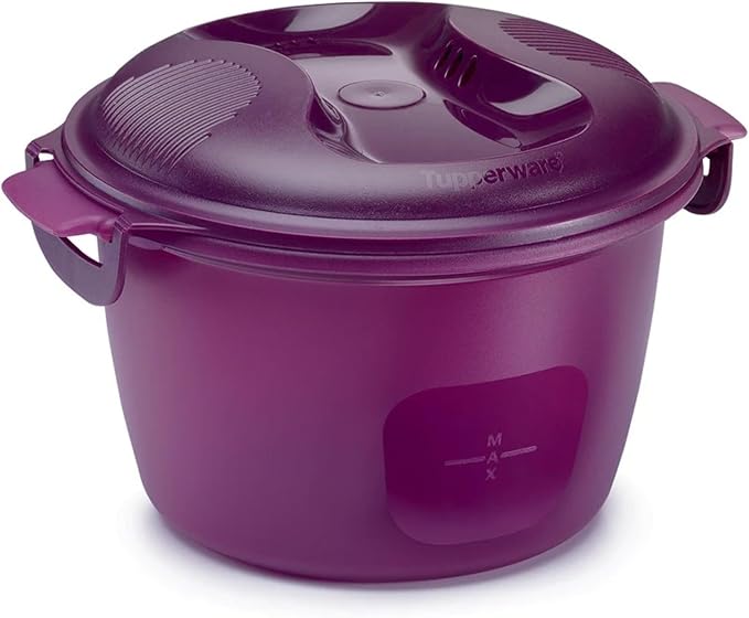 Tupperware Microwave Rice Cooker Purple Large 3L or 12 cup