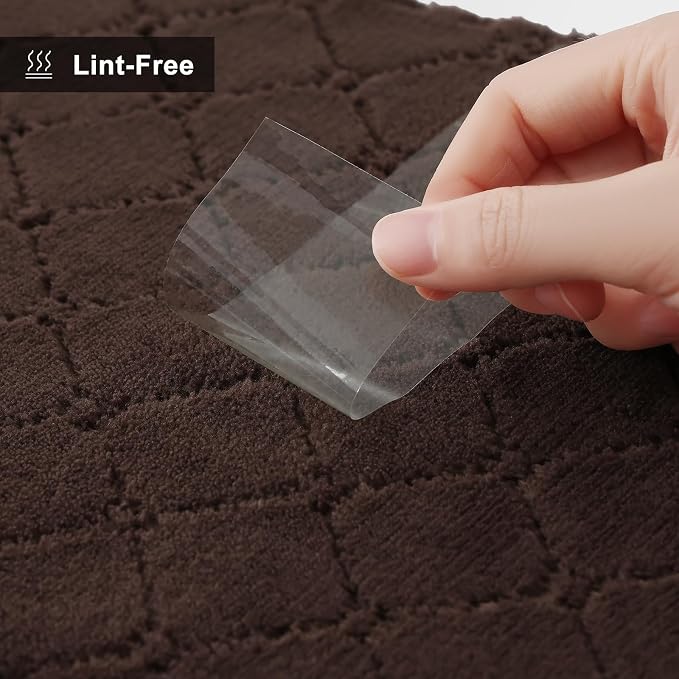 Homaxy 12 Pack Super Soft Absorbent Dish Cloths, 13" x 19", Brown | Coral Velvet, Nonstick Oil Fast Drying Microfiber Cleaning Cloth, No Lint Dishcloths for washing and drying