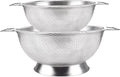 Gulex Stainless Steel Colander Set, Kitchen Strainer, Dishwasher Safe