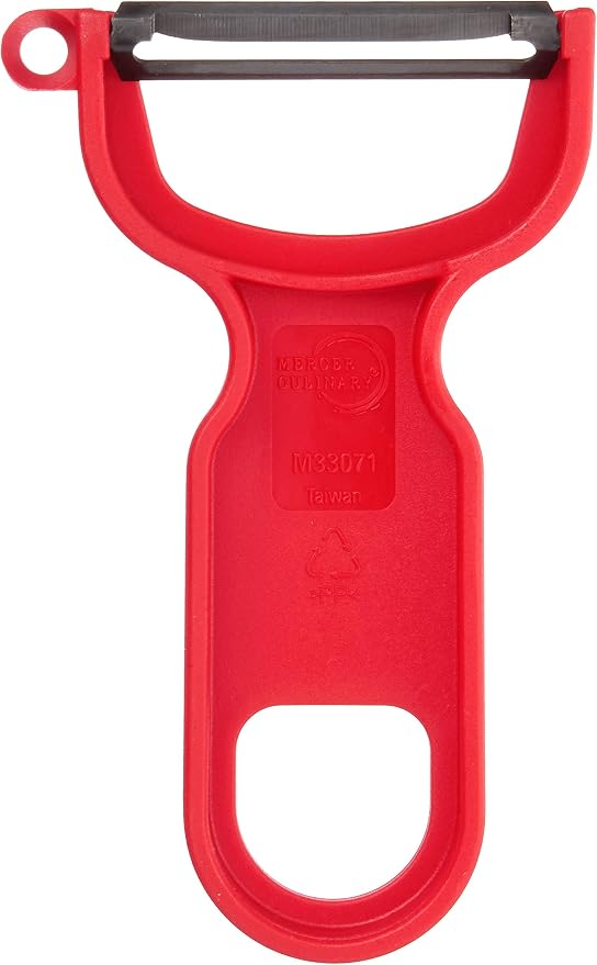 Mercer Culinary Y Swiss Peeler, Red (Pack of 2)