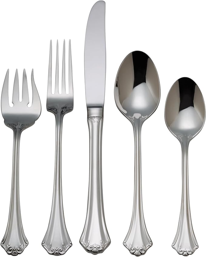 Reed & Barton Country French 5Pc Flatware Place Setting, 5 Piece, Silver