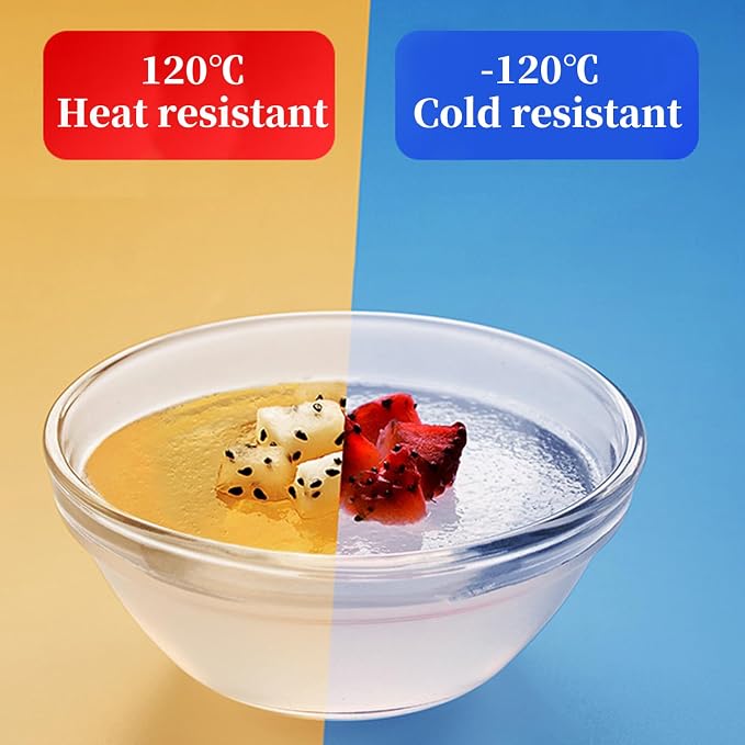 3in 2.5oz Small Clear Glass Ramekins Custard Bowls, 10 Pack Mini Glass Dipping Sauce Cups Pinch Bowl, Little Kitchen Condiment Ingredient Prep Salad Dishes, Dishwasher Microwave Freezer Safe
