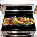 Mixed Fruit Splash Stove Top Cover 28.35x20.47in Colorful Kitchen | Mixed fruit splash stove top cover 28.35x20.47 in; colorful kitchen cooktop mat dishwasher safe machine washable year-round