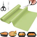Silicone Baking Mat Roll, 12 IN x 6 FT, Non-Stick, Reusable, Heat-Resistant Baking Sheet for Oven, Air Fryer, Pastry, Dough, Bread, Non-Slip Kitchen Counter Mat