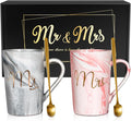 Linkax Wedding Gifts for Couples 2026, Mr and Mrs Coffee Mugs | Christmas Gift for Couples Newlyweds Husband Wife His and Hers Couples Gift Bride to Be Bridal Shower Engagement Anniversary