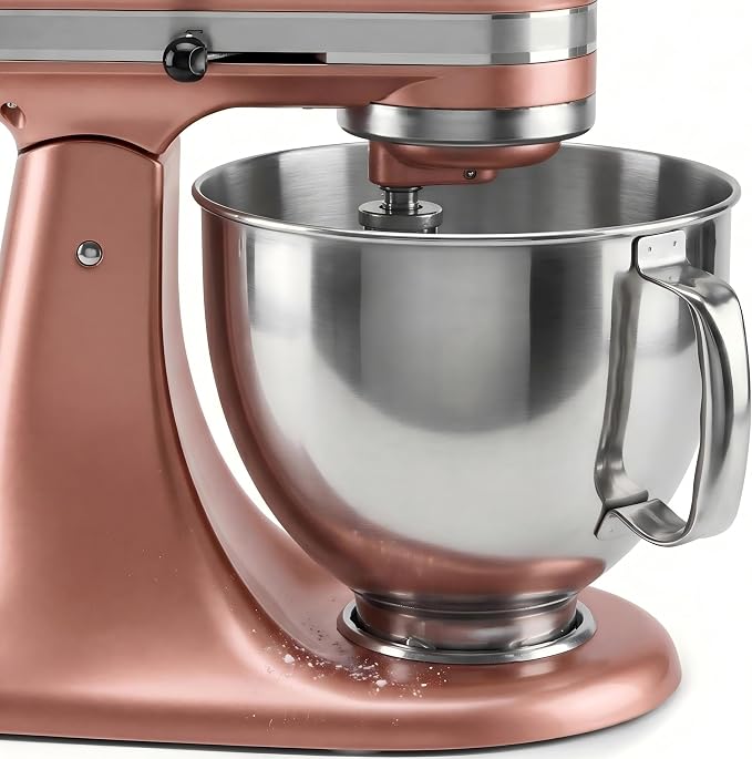 Mixer Bowl Fit for Kitchen Aid, 4.5-5 Quart Stainless Steel Mixing Bowl