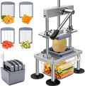 Goldtree French Fry Cutter for Potatoes Onion Food Fruit Vegetable Chopper | Stainless Steel Structure Cutter, Food Onion Dicer for Tomatoes Fruit, Labor-saving, Time-saving, Safe, Sturdy