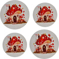 Kerixi Electric Stove Burner Covers Range Top For Expanding Counter Space Stovetop Decor (Mushroom)