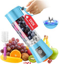 Portable Personal Size Mini Blender - Small Blender Make Smoothies & Shakes | Small Blender with 6 Stainless Steel Blades, BAP-Free, Easy Clean, Powerful Blending Freshly Squeezed in Sports/Office/Gym
