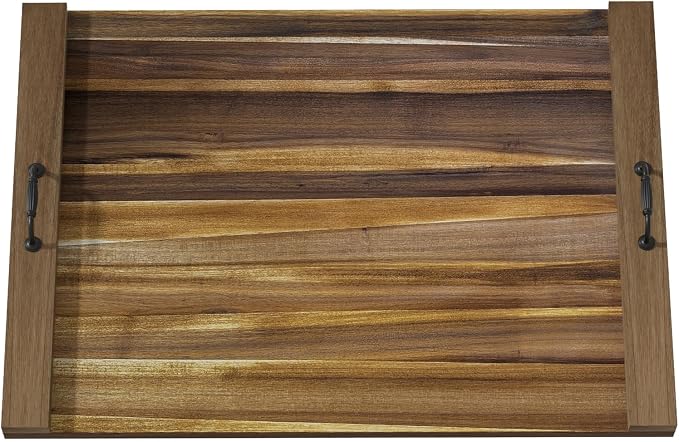 Gas Stove Top Cover: Acacia 30 * 22 Inches Electric Stovetop Covers, Noodle Board with Handles, Wood RV Cutting Board for Kitchen Counter