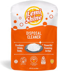 Lemi Shine Garbage Disposal Cleaner and Deodorizer - (2 Count) | Powered By Citric Acid - Foam Cleaner For Kitchen Garbage Disposal with a Natural, Fresh Lemon Scent