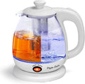 Taylor Swoden Electric Kettle With Tea Infuser, 1L, White | Keep Warm, LED Light Hot Water Boiler & Heater For Coffee & Tea, Auto Shut-Off & Boil Dry Protection, Bpa Free