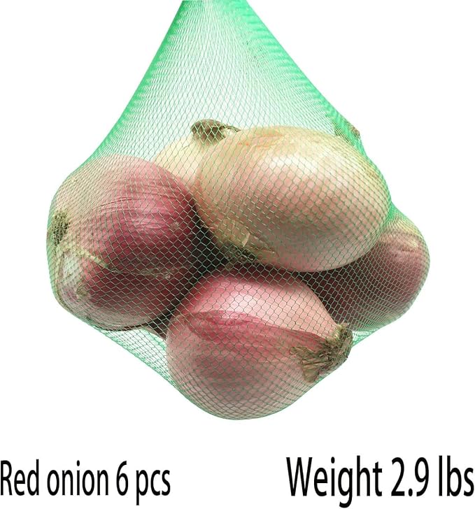 500Pcs Reusable Mesh Green Nylon Netting with Bags,15.7 Inch Reusable Nylon Mesh net Produce Grocery Toys Fruits Vegetables Storage Bags