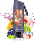 Personal Blender 500ml, USB-C, Ice Crush | BPA-free PCTG cup,304SS blades,50W ice crush,USB-C rechargeable,500ml lightweight,for gym/outdoor/beach/office/travel