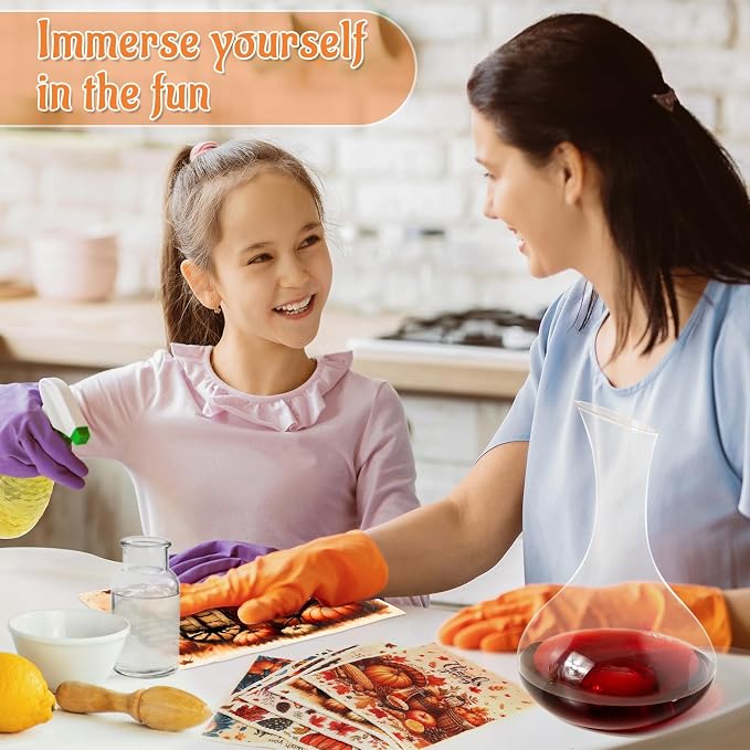 Lucomb Sedish Dishcloth (8 Pack-Thanksgiving Days)