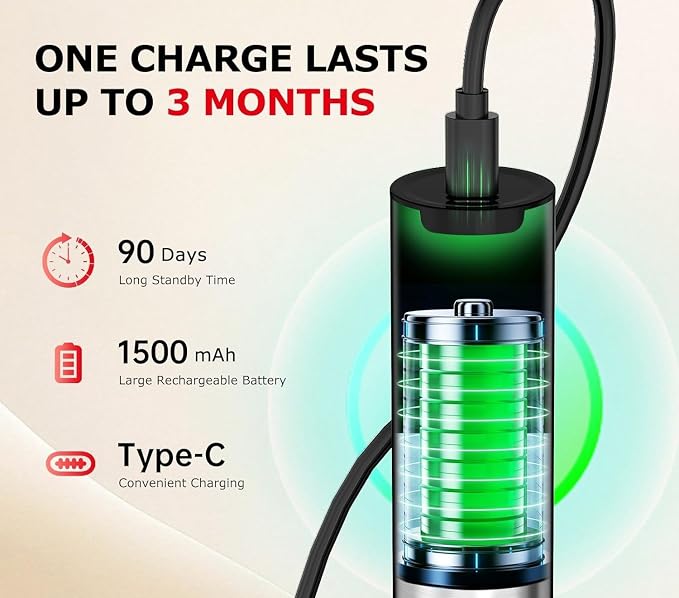 Rechargeable Milk Frother Handheld with 3-Speed & 3 Detachable Stainless Whisks with Stand, Electric Whisk Frother Wand, Mixer Wand for Coffee, Lattes, Cappuccino & Matcha