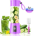 Small Portable Shakes & Smoothies Blender - 13 Oz Personal Size Blender | New Upgraded 380Ml Traveling BAP Free Juice Cup in Picnic/Sprots/Office, 20000Rpm/Min Speed Convenient to Make Fresh Juice