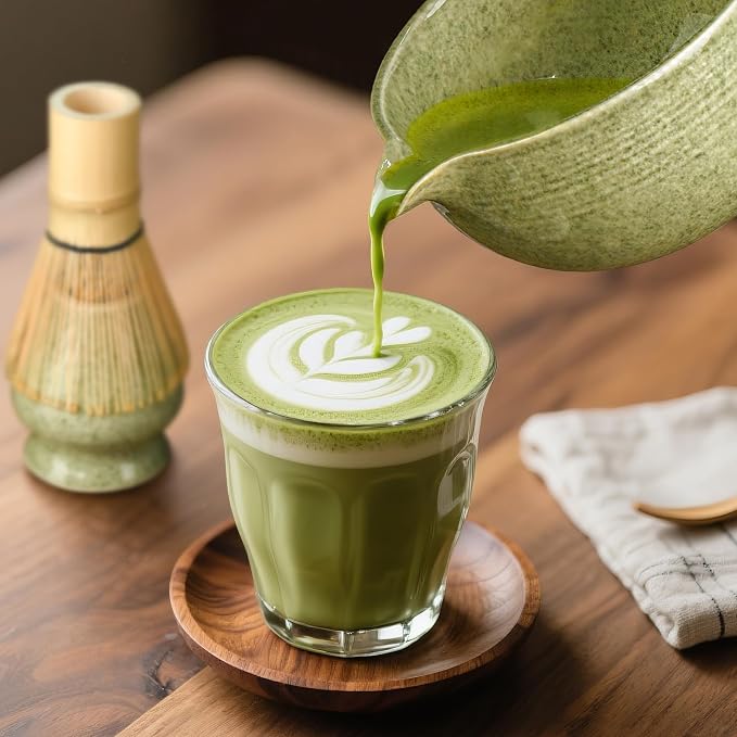 Matcha Whisk Set, Ceramic Bowl Matcha Kit & Handcrafted Bamboo Chasen, Complete 5 Pcs Matcha Set Whisk and Bowl, Stainless Steel Sifter, Bamboo Scoop & Holder for Matcha Lovers | Complete 5 Pcs Matcha Set Whisk and Bowl, Stainless Steel Sifter, Bamboo ...