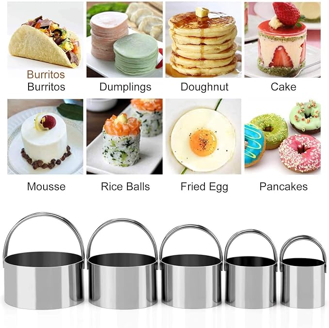 Stainless Steel Cookie Cutters, Pastry Cutter, Dough Cutter | Biscuit Cutter Set For Baking (10 Pcs/Set), Mickey Unicorn Dinosaur Heart Star Cookie Cutters for Kids Birthday Party