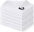 Homaxy 100% Cotton Waffle Weave Dish Cloths, 6 Pack, White | Soft and Absorbent Dish Towels, 12 x 12 Inches Quick Dry Dish Rags