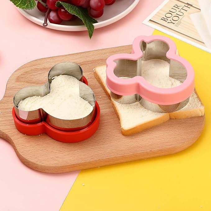 Magigift Multicolor 7-Piece Cookie Cutter Set - Head, Bow, Shoes, Gloves Shapes - Stainless Steel, Dishwasher Safe