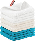 Nialnant 6 Pcs Kitchen Towels, 100% Cotton, 13 x 28 in | Kitchen Hand Towels, Super Soft And Absorbent Tea Towel, Dish Towels for Kitchen