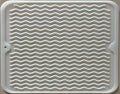 Silicone Dish Drying Mat, Non-Slip Easy Clean Sink Mat, Translucent,14"x11" | Quick-Dry Ridges, Large Heat-resistant Dish Drainer Mat for Kitchen Counter, Hangable & Roll-Up for Storage, Dishwasher Safe