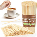 MAQIHAN 1000pcs Wooden Coffee Stirrers - Coffee Stir Sticks Disposable | Bamboo Swizzle Stick for Beverage, Coffee, Hot Chocolate, Milk, Juice, Cocktail, Party Drink Stirring, Coffee Bar Need, 5.5''
