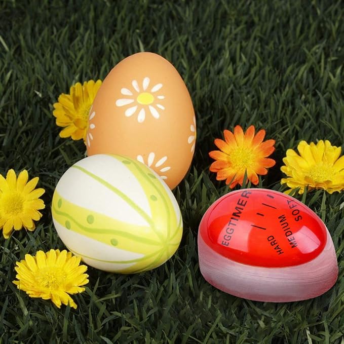 Lasubst Egg Timer for Boiling Eggs that Changes Color When Done, Classic
