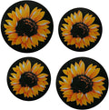 Kerixi Electric Stove Burner Covers Range Top For Expanding Counter Space Stovetop Decor (Sunflower)