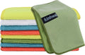 Dish Cloths for Washing Dishes with Scrub Side, Microfiber Dish Rags | Dual-sided microfiber dish cloths with scrubber for stuck-on food, quick dry kitchen washcloths 9 Pack, Mixed Colors, 7 Inch
