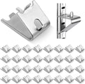 Hotop 32 Pieces 920158 Refrigerator Shelf Clips Freezer Rack Buckles | Commercial Replacement for Fridge Support, Compatible Cooler Clips, Metal Buckles Freezer Racks, Fits Model 920158 Parts