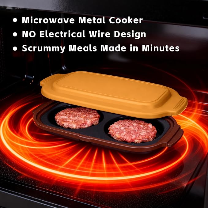 Quick-Heat Microwave Egg Cooker, Portable Poacher/Fryer Egg, Egg Cooker for Breakfast Sandwiches Maker for 2 Eggs, for Kitchen, Travel, Gifts Dishwasher-Safe (yellow)