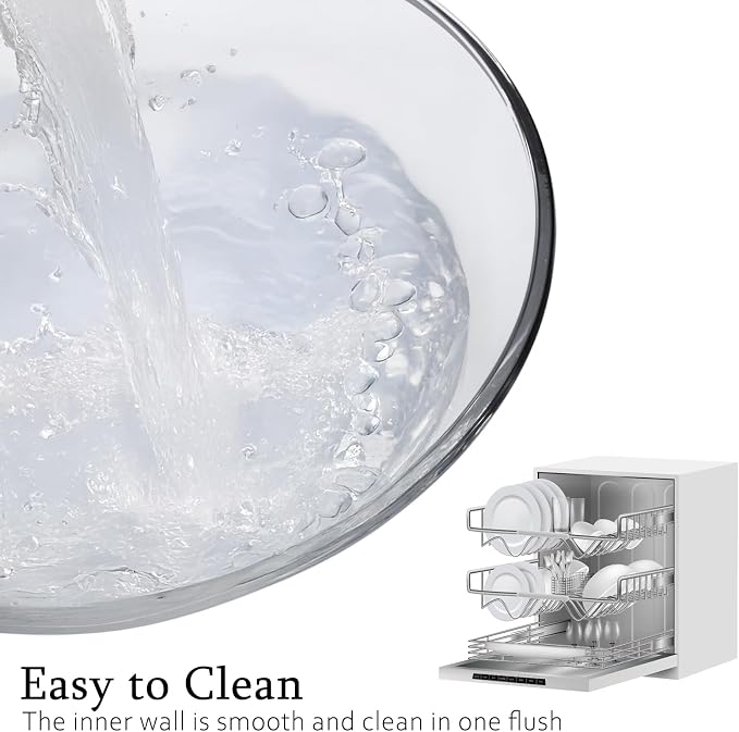 Ajrwiiy Large Glass Bowl for Sourdough Bread Making, 4.7 Quart Glass Mixing Bowl for Sourdough Bread with Lid, Clear Breads Proofing Bowl with Covers, Ideal for Kitchen, Storage
