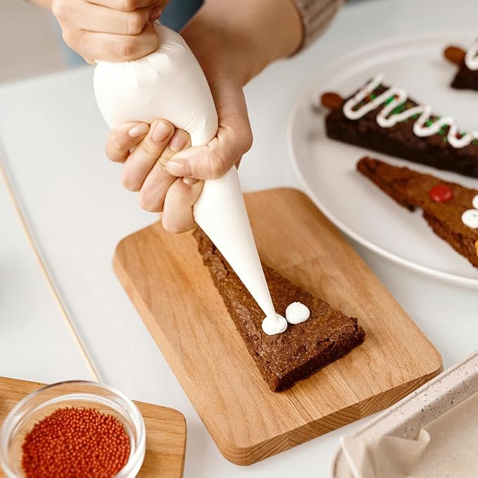16 Inch Piping Bag Disposable, 100 Pcs Large Pastry Bags | Icing Frosting Bags for Cake, Cream Frosting and Cookie Decoration
