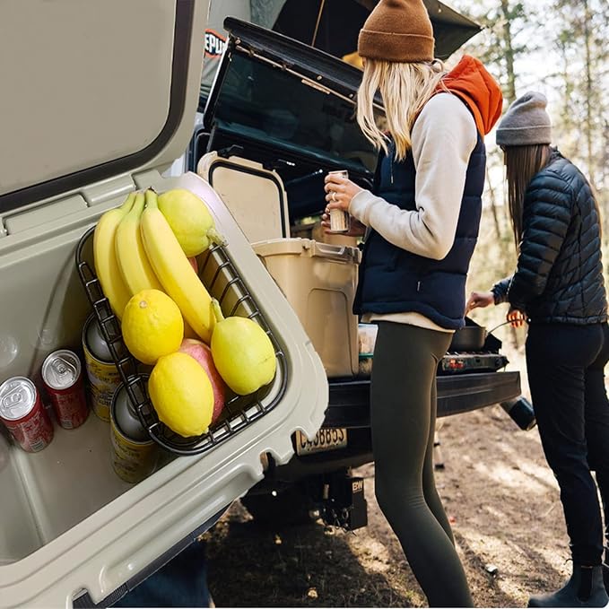 Cooler Basket Compatible with YETI Roadie 24 and Yeti Roadie 32, Dry Goods Wire Cooler Rack Storage Will Keep Smaller Items Dry and Stay Goods High for Roadie 24,32 Ice Chest Good to Hold Fruit, etc.