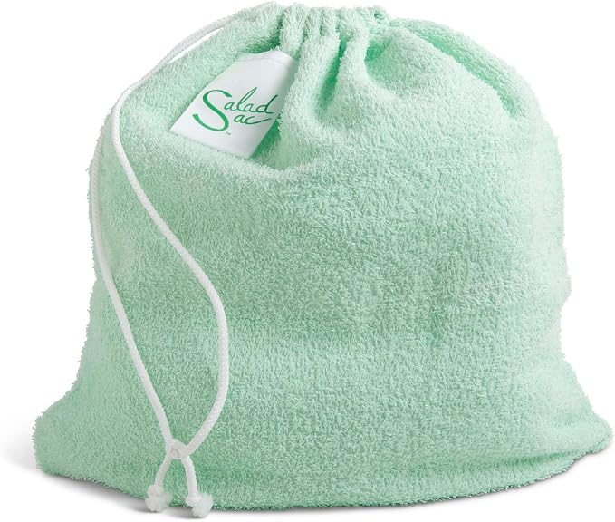 HIC Kitchen Salad Sac Storage Bag, Natural Cotton