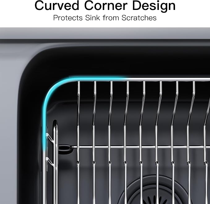 JASIWAY Sink Small Dish Drying Rack with Utensil Holder, for RV, Apartment | Over Sink Expandable Stainless Steel Dish Drainers for Compact Kitchen, Space Saving, Fast Drain, Rustproof, For 1-2 people