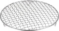 HARFINGTON Round Cooking Rack 9-inch 201 Stainless Steel Cross Wire Barbecue Grill Net with 20mm Legs for Cooking Baking Steaming BBQ
