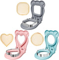 Sandwich Cutters for Kids Lunch, Breakfast Crustless Sandwich Maker | 3 Pack Sandwich Cutter and Sealer Cookie Cutter Bread Decruster Lunch Box Accessories for Kids Children Adult